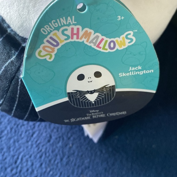 Squishmallows Original 8 inch Jack Skellington with Black suit - Picture 3 of 4